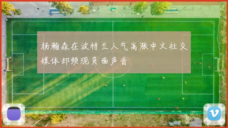 杨瀚森在波特兰人气高涨中文社交媒体却频现负面声音